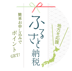 ふるさと納税　簡単お申し込みでポイントGET!